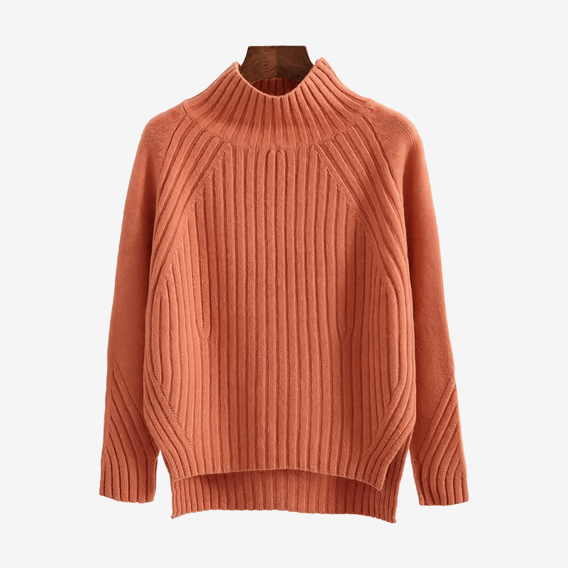 Trui™ | Pull en maille à col montant